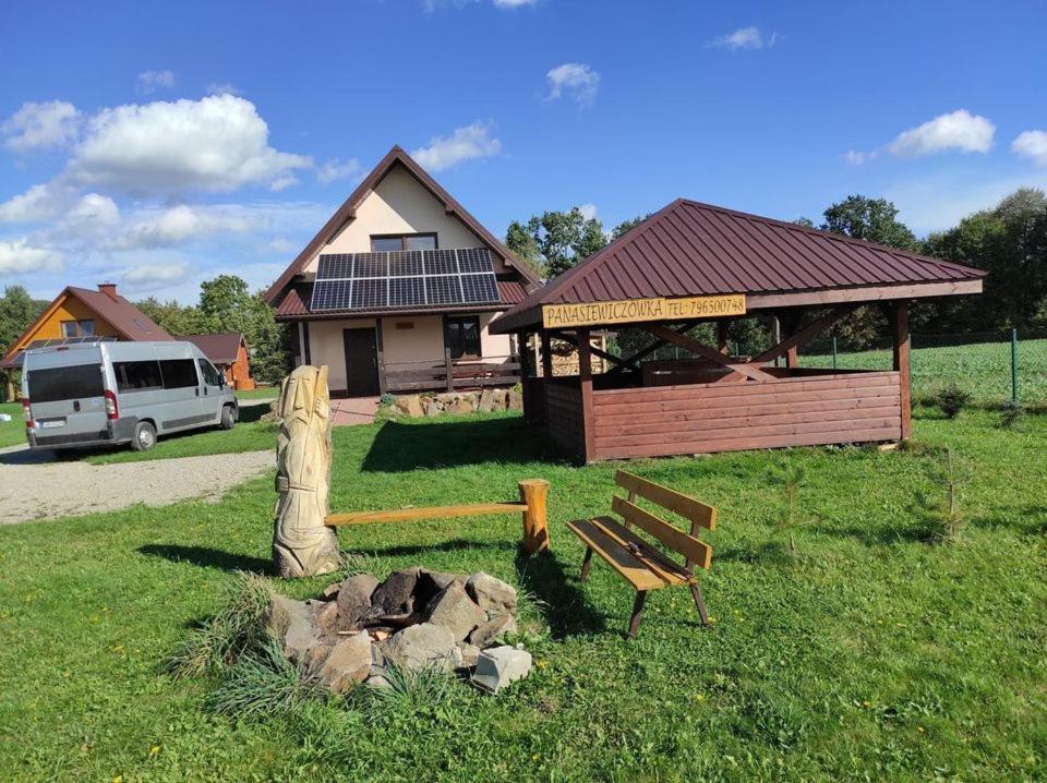 Villa Domki Caloroczne Bieszczady Panasiewiczowka Odrzechowa Exterior foto